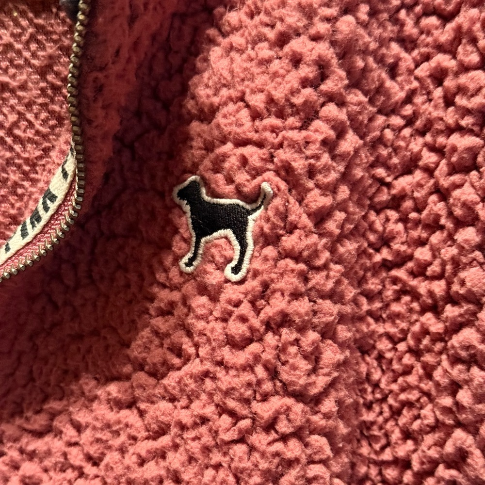 PINK Victoria's Secret Fleece Pullover in Soft Pink